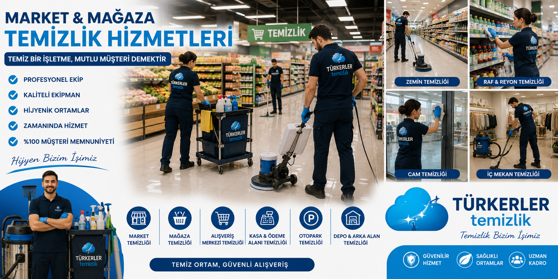 MARKET MAĞAZA TEMİZLİĞİ